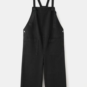 Black Women's Denim Overalls